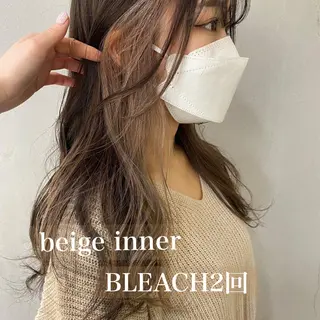 ロング カラー 舟橋 りんかのヘアスタイル