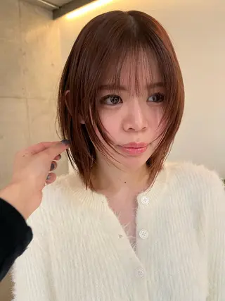 ミディアム レイヤーカット\ウル フ　chinatsuのヘアスタイル