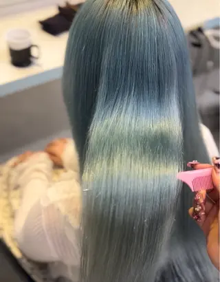 ロング 似合わせ艶カラー🪽 ひかる🪽🩶のヘアスタイル