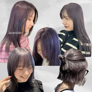 セミロング カラー ヘアアレンジ 暖色ダブルカラーボブ レイヤー🌈AINAのヘアスタイル