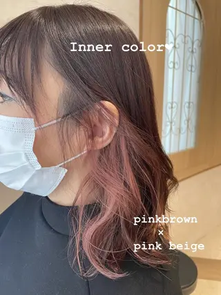 ミディアム カラー Kanami/韓国風 /艶カラーのヘアスタイル