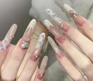 ネイル By moonネイル 🌷ワンホン/韓国風のネイルデザイン