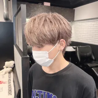 ショート カラー パーマ メンズ メンズ特化/パーマ/ メッシュ/竜成のヘアスタイル