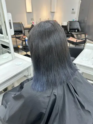 ミディアム 韓国ヘア×ハイトーン AYA💫のヘアスタイル