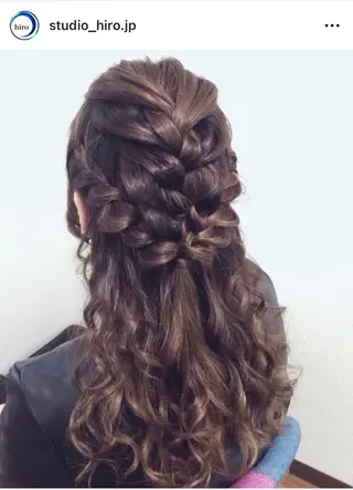 ロング 京都.祇園セットサロン:スタジオ ヒロ【Studio hiro】所属・ヒロ(hiro) •スタジオヒロのヘアスタイル