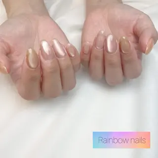 ネイル Rainbow nailsくろちゃんのネイルデザイン