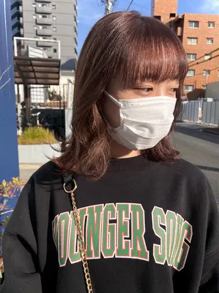 ミディアム 中尾 未来/艶カラー /カットモデルのヘアスタイル