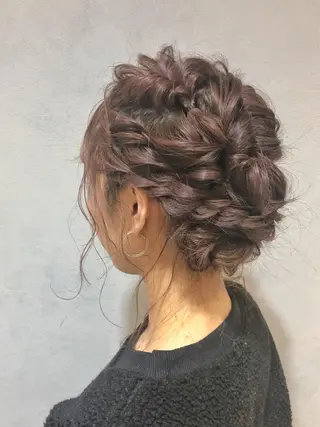 セミロング ヘアアレンジ cofy by melt所属・🍎みついじゅん🍏 ボブ指名No.1のヘアスタイル