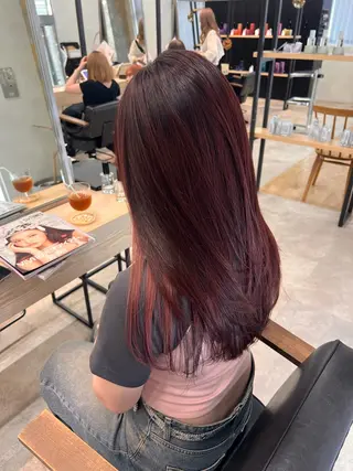 ロング ブリーチ/髪質改善 shiinaのヘアスタイル