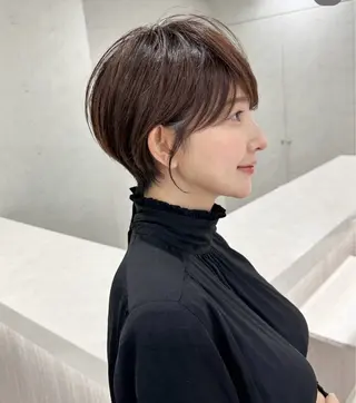 ショート 透明感カラー ふうか　渋谷のヘアスタイル