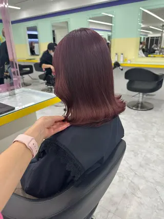 セミロング カラー 🪞ハイトーン🪞 🤍waka🤍のヘアスタイル