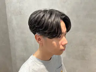 ミディアム パーマ メンズ 🔥メンズ特化🔥 塩拓巳のヘアスタイル