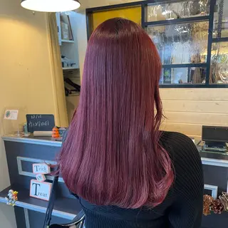 ロング カラー スナコザワ レナのヘアスタイル