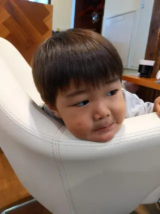 キッズ 髪質改善&白髪ぼかし カラー♡店長みやけ♡のヘアスタイル