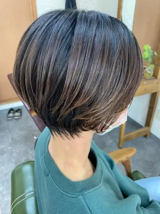 ショート 永沼 真依のヘアスタイル