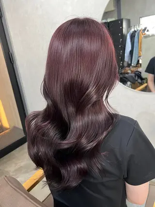 ロング maya レイヤーカットのヘアスタイル