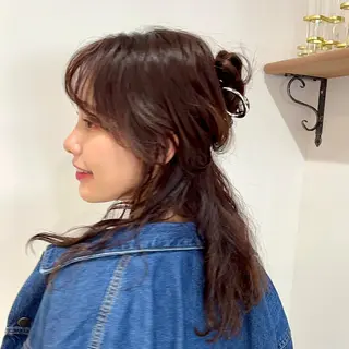 ロング 山本 佳奈のヘアスタイル