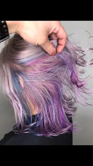 セミロング カラー どんな髪の悩みも解決 します✨田嶋俊一✨のヘアスタイル