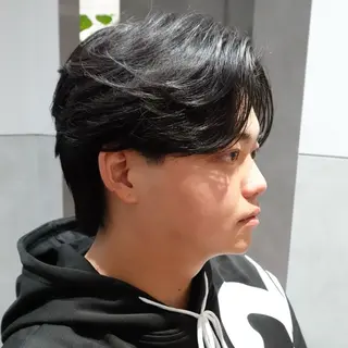 パーマ メンズ 渋谷メンズ特化 佐橋世奈のヘアスタイル