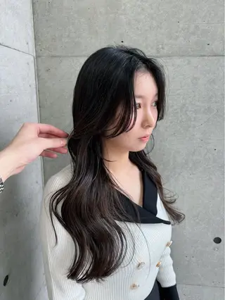 ロング スバル／和歌山/ 韓国ヘア✨のヘアスタイル