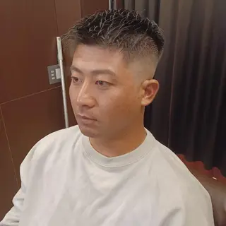 ショート メンズ BARBER 　STAG所属・BARBERSTAG 上拂恭平のヘアスタイル