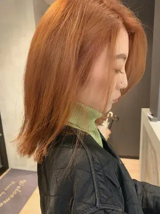 ミディアム ボブ/レイヤー/ ショートcovo代表のヘアスタイル