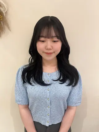 ロング 🫧オリーブカラー/ 酸性縮毛矯正銀座🫧のヘアスタイル