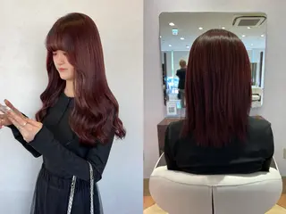 ロング nehus nagaoka所属・🖤複雑履歴ブリーチ Mizuki 🖤のヘアスタイル