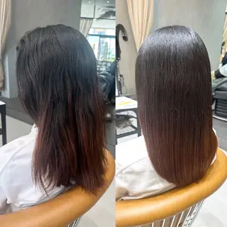 ミディアム 内藤 藍夏のヘアスタイル