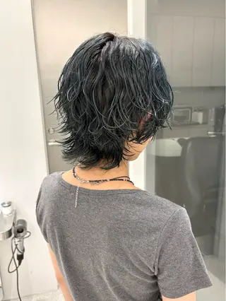 ショート パーマ すぎもと さき⚡️ 朝ラク･*パーマのヘアスタイル