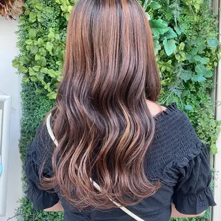 ロング 透明感カラー/韓国 ヘア🩶yuri🩵のヘアスタイル