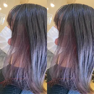 ミディアム カラー AVANCE京橋所属・ハイトーンヘア/ 島崎　タクミのヘアスタイル