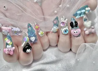 ネイル 🎀彩羽チップ 長さだし専門🎀のネイルデザイン