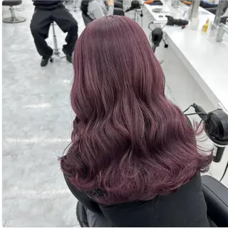 ロング カラー パーマモデル募集💖 まなみのヘアスタイル