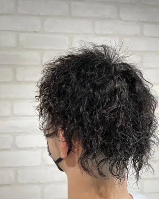 ミディアム パーマ メンズ 🌞谷川 幸也🌞のヘアスタイル