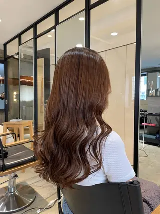 ロング カラー 頼金 愛海のヘアスタイル