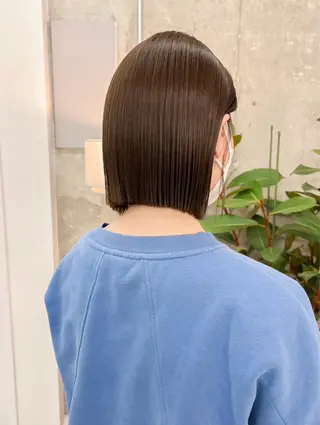 ミディアム カラー noe所属・AYAKA/名古屋/ 栄/ボブ/透明カラーのヘアスタイル