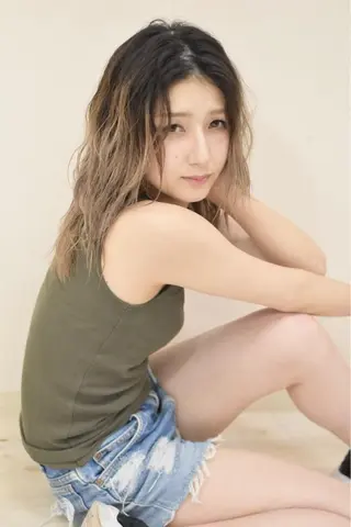 セミロング カラー ヘアアレンジ ERI ☆のヘアスタイル