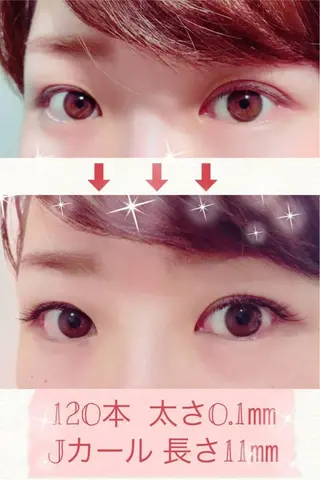 マツエク・マツパ 池袋西口 ボヌールのマツエク・マツパデザイン