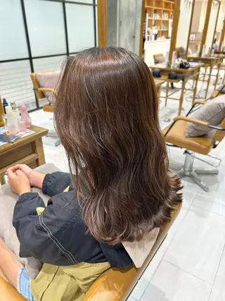 セミロング 齊藤 海零のヘアスタイル