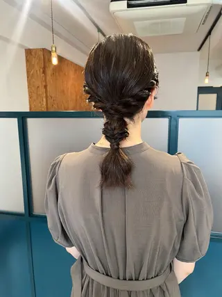 ヘアアレンジ 暖色カラー 🌼クニトウメイのヘアスタイル