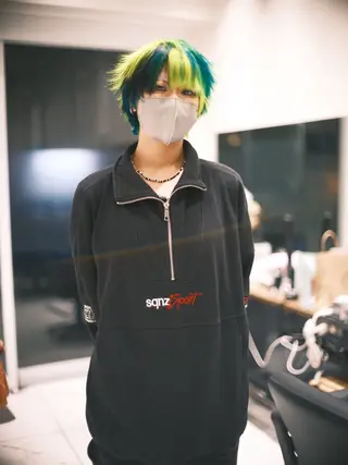 ショート カラー ヘアアレンジ 個性爆弾💣 ダブルカラー/ゆかのヘアスタイル