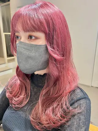 ロング カラー 縮毛矯正×艶カラー /中村勇太のヘアスタイル