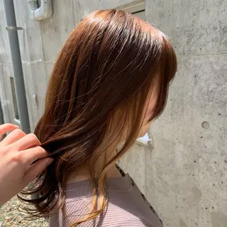 ミディアム カラー I-CON所属・髪質改善/美髪のプ口 中島みきのヘアスタイル