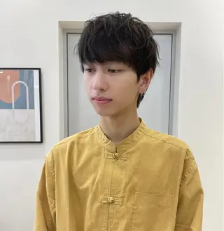 メンズ メンズカット・ パーマhanaのヘアスタイル