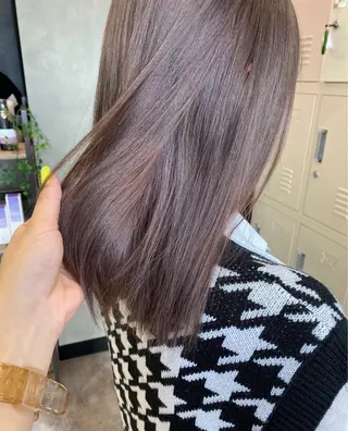 セミロング カラー 🕶️佐藤 海李🐏のヘアスタイル