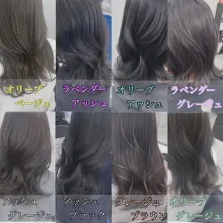 ロング カラー 心斎橋/ブリーチなし 髪質改善/レイヤーのヘアスタイル