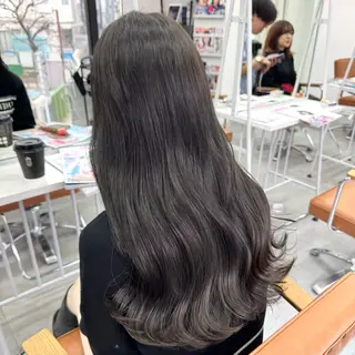 ロング カラー ヘアアレンジ ブリーチなしカラー /ベージュ/安形翔のヘアスタイル