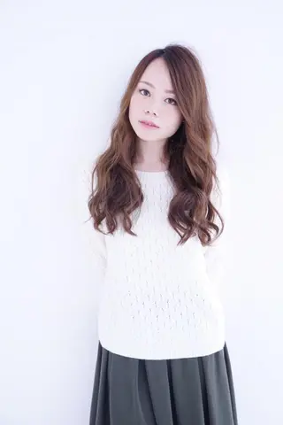 ロング カラー ヘアアレンジ 山北 咲子のヘアスタイル