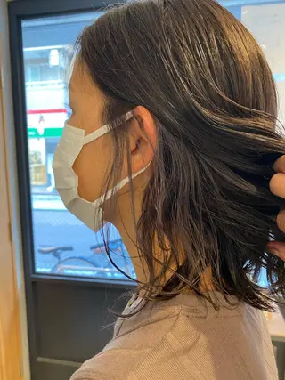 ミディアム 田村 りなのヘアスタイル